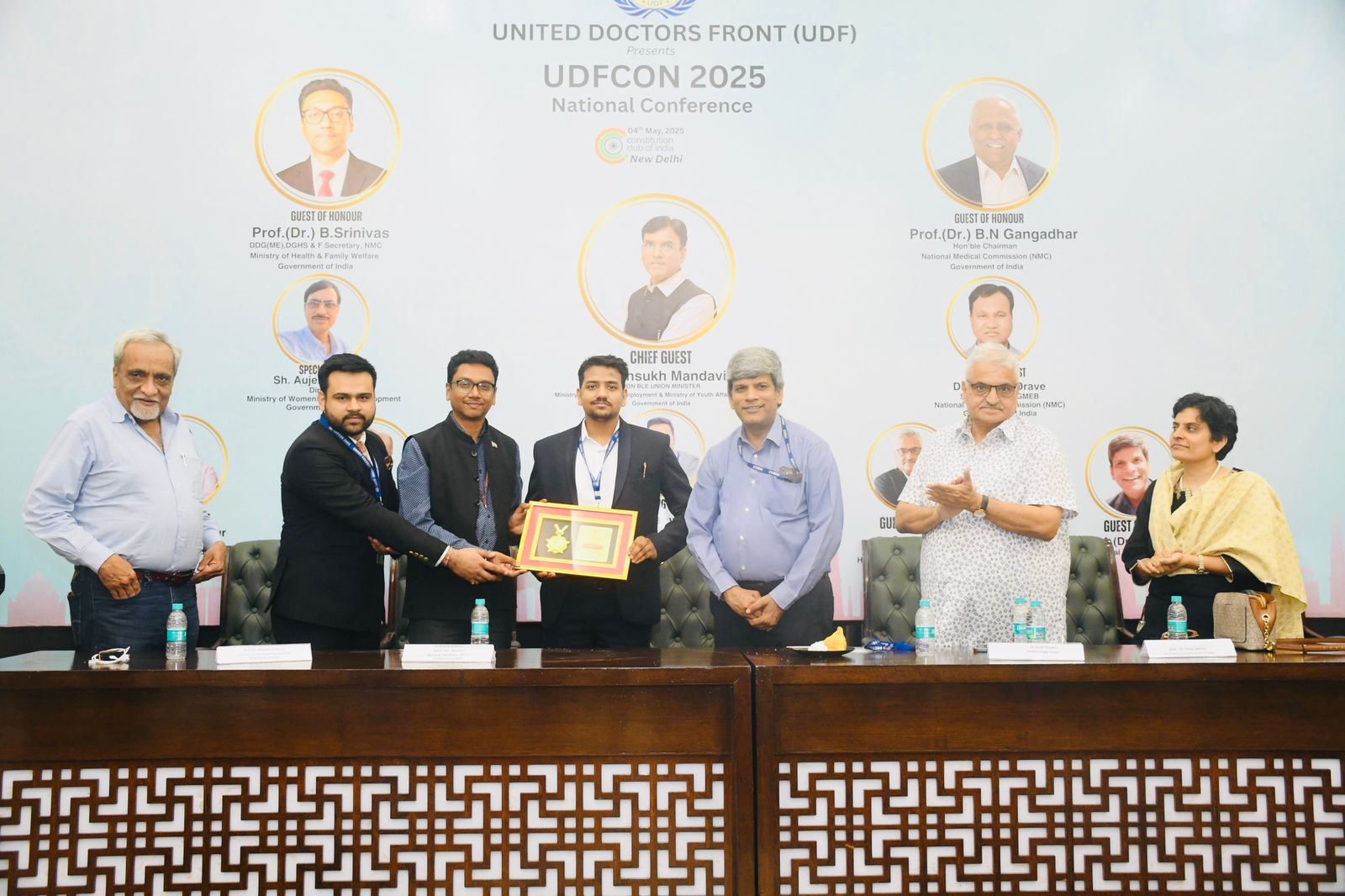 Dr Dhruv Chauhan (MBBS,FDM) , National spokesperson IMA, receives Dr APJ Abdul Kalam Samman Award